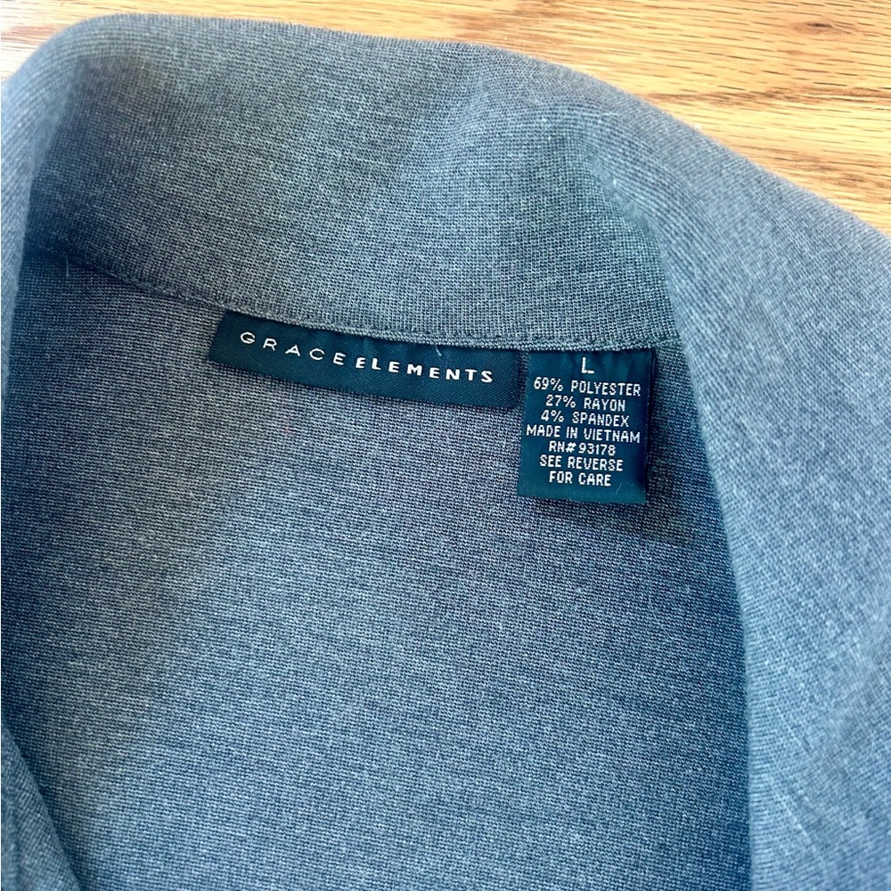 Grace Elements Gray Knit Two-Piece Set - image 6